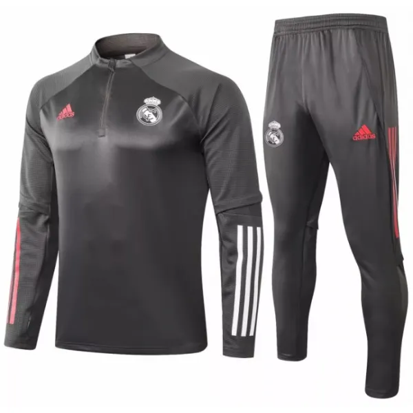 Kit treinamento oficial Adidas Real Madrid 2020 2021 preto 